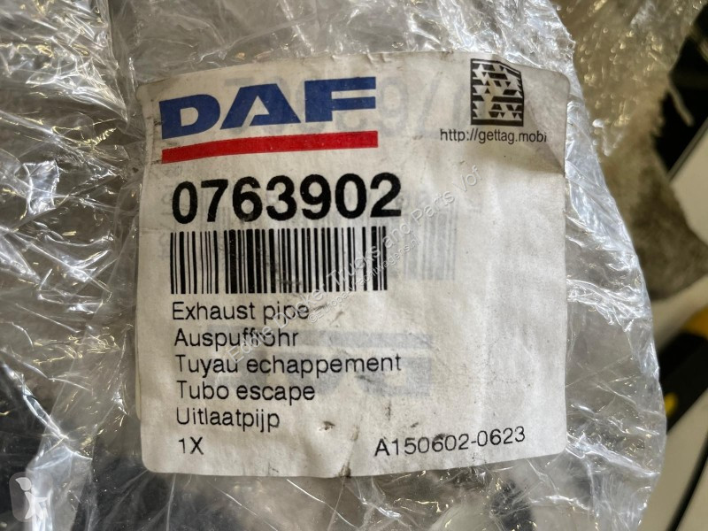 Vrachtwagenonderdelen DAF 0763902 UITLAATPIJP...