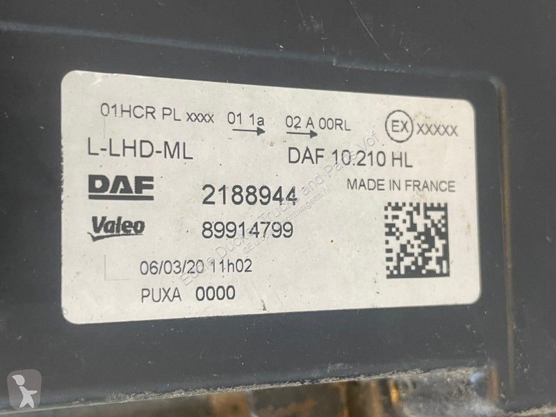 Reservdelar lastbilar DAF 2188944 LED HEADLIGHT...