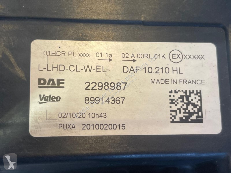 Peças pesados DAF 2298987 LED KOPLAMP LH