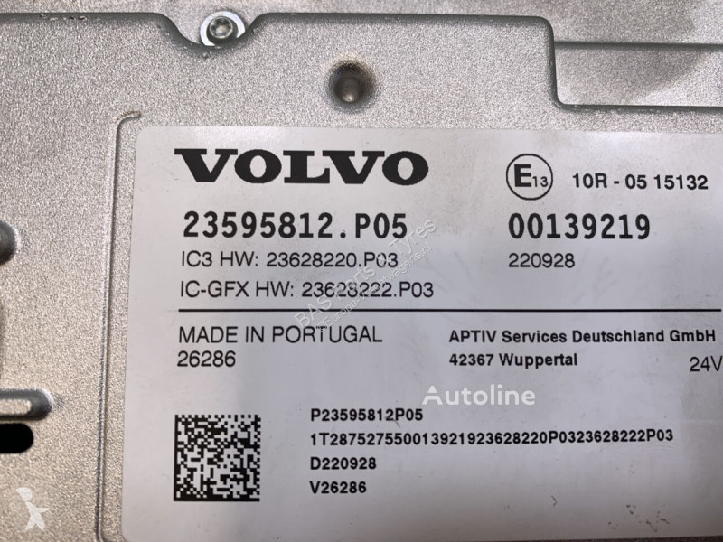 Náhradní díly pro kamiony Volvo Tableau de bord...
