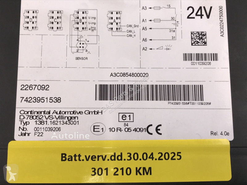 Vrachtwagenonderdelen DAF Tachygraphe...
