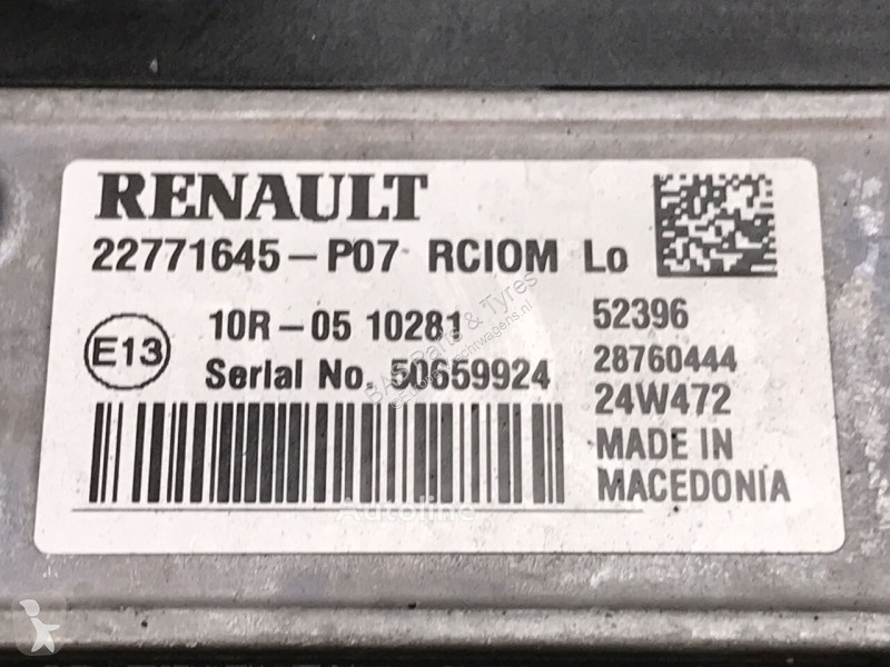 Náhradní díly pro kamiony Renault Regeleenheid...