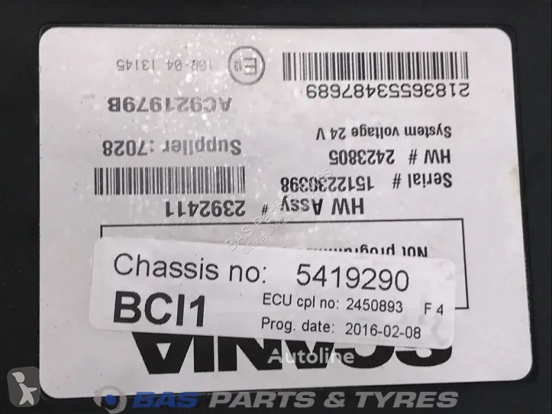 Pièces poids lourds Scania egeleenheid BCI1...