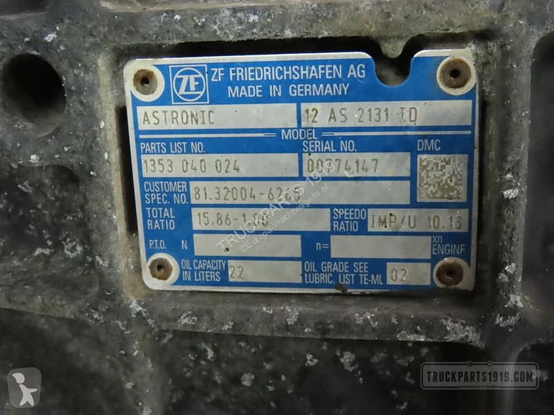 Reservdelar lastbilar MAN Gearbox & Clutch...
