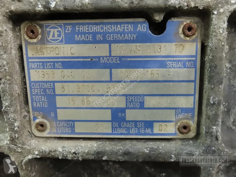 Reservdelar lastbilar MAN Gearbox & Clutch...
