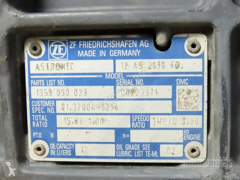 Reservdelar lastbilar MAN Gearbox & Clutch...