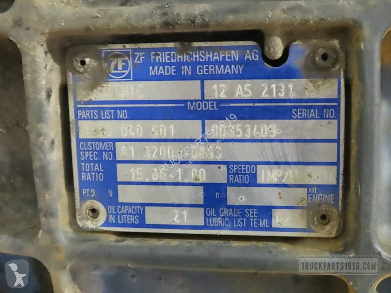 Reservdelar lastbilar MAN Gearbox & Clutch...