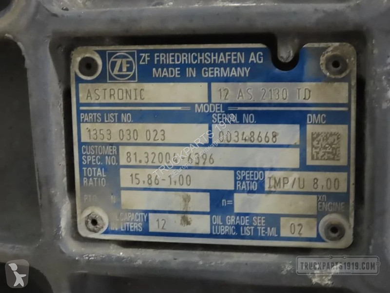 Reservdelar lastbilar MAN Gearbox & Clutch...
