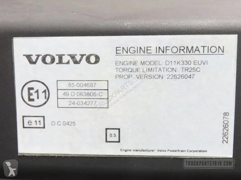 Reservdelar lastbilar Volvo Engines & Parts...