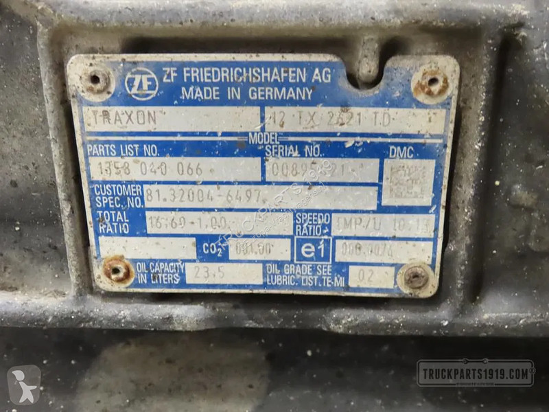Reservdelar lastbilar MAN 12TX2621TD IT3...