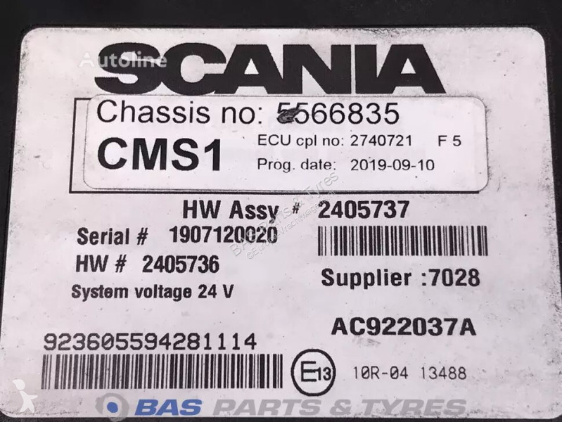 Peças pesados Scania ECU CMS egeleenheid pour...