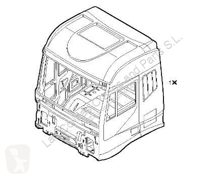 قطع غيار الآليات الثقيلة Iveco Cabine 504061678...