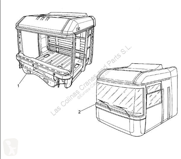 قطع غيار الآليات الثقيلة Renault Cabine...