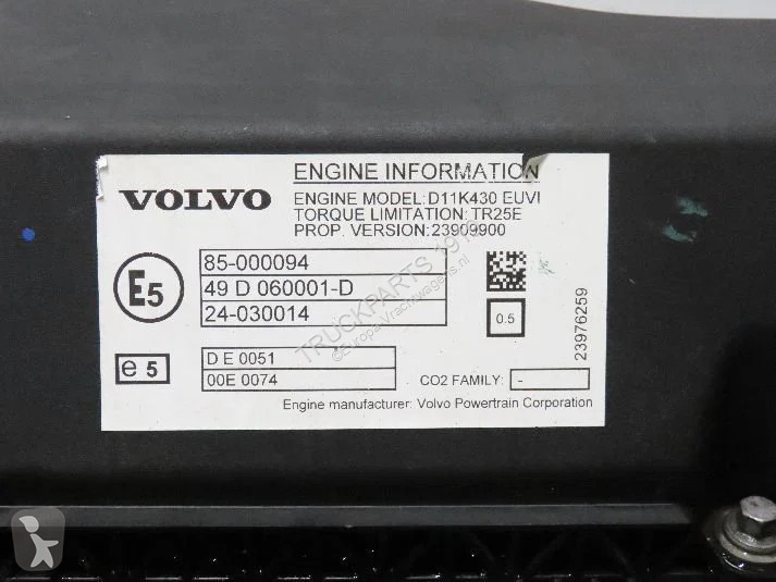 قطع غيار الآليات الثقيلة Volvo 23639097 Motor...