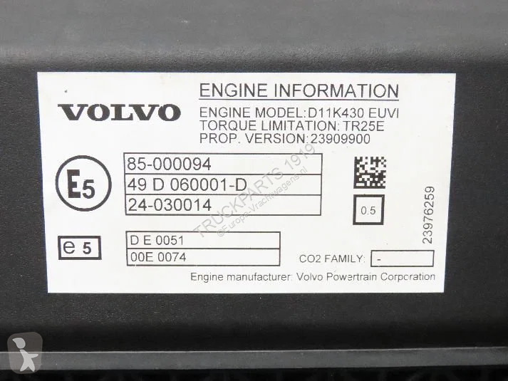 Náhradní díly pro kamiony Volvo 23639097 Motor...