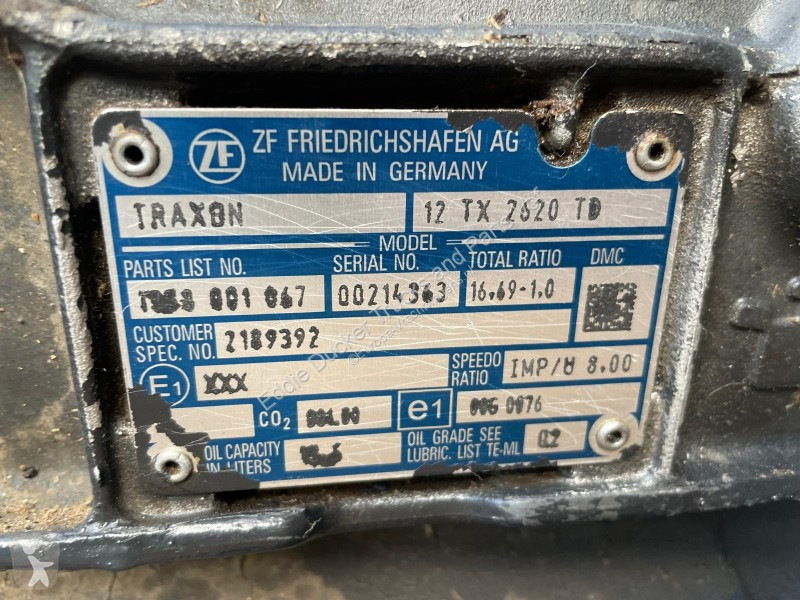 Запчасти для грузовика DAF 2189392 ZF TRAXON...