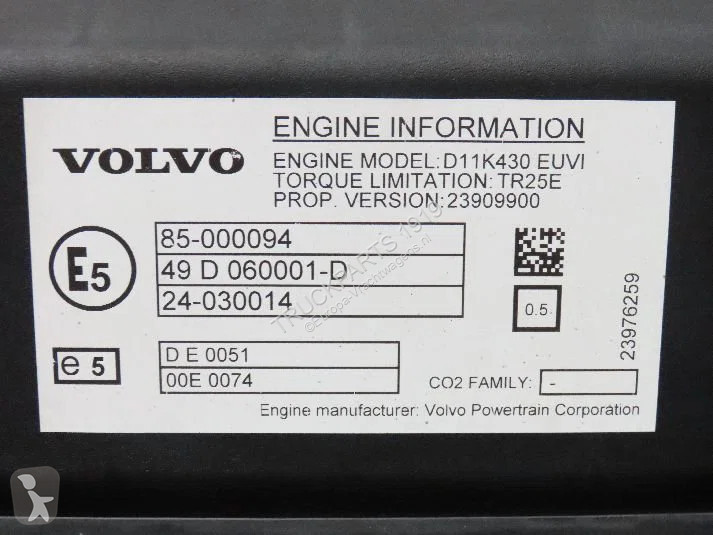 Pièces poids lourds Volvo 23639097 Motor...