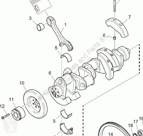 قطع غيار الآليات الثقيلة Scania Vilebrequin...
