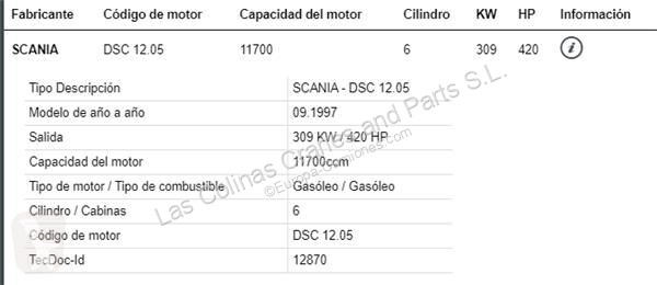 قطع غيار الآليات الثقيلة Scania Unité de...