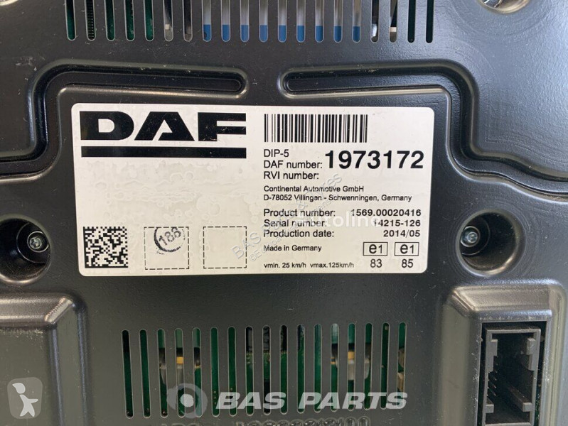 Pièces poids lourds DAF Controlpanel