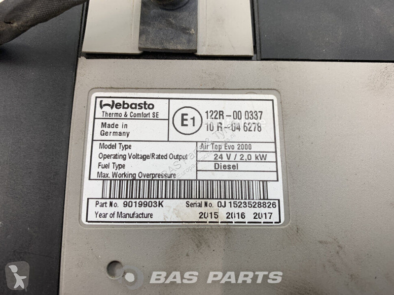 قطع غيار الآليات الثقيلة Webasto FH4 AirTop Evo...