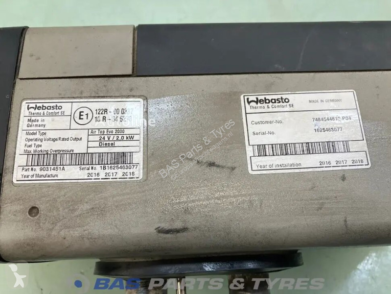 قطع غيار الآليات الثقيلة Webasto AirTop Evo...