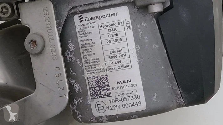 قطع غيار الآليات الثقيلة MAN Heating,...