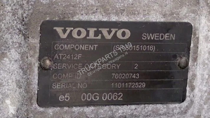 Pièces poids lourds Volvo Gearbox & Clutch...