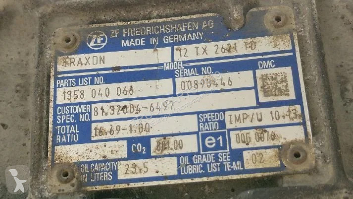 Náhradní díly pro kamiony MAN Gearbox & Clutch...
