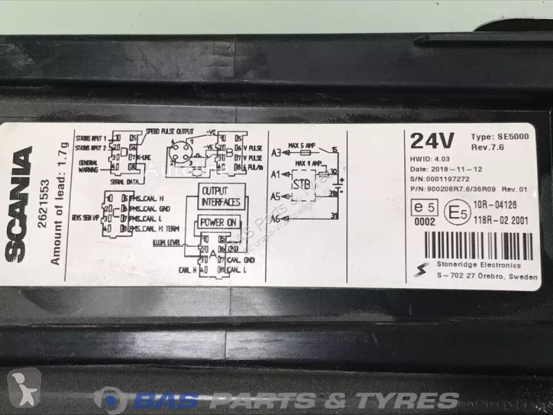 قطع غيار الآليات الثقيلة Scania Tachograph