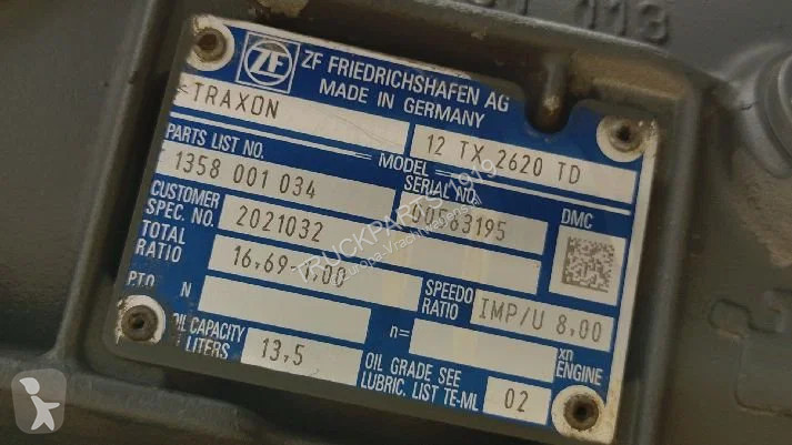 Vrachtwagenonderdelen DAF Gearbox & Clutch...