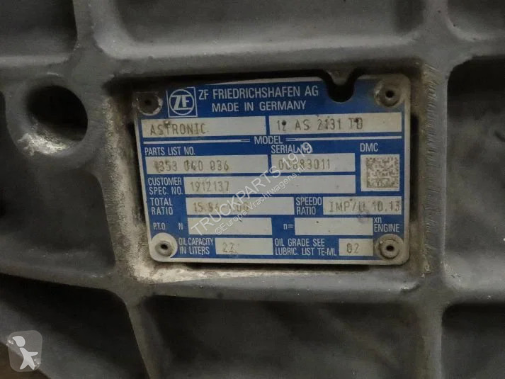 Teherautó-alkatrészek DAF Gearbox & Clutch...