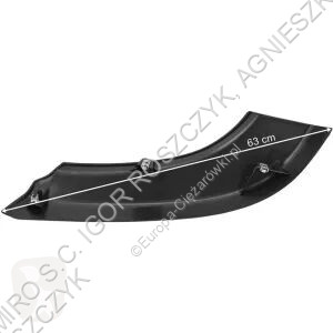 Iveco Revêtement COUVERCLE SUPÉRIEUR DE PHARE...