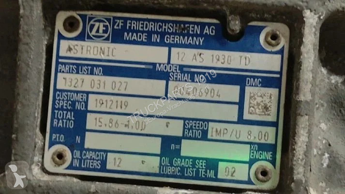 DAF Gearbox & Clutch Parts Versnellingsbak...