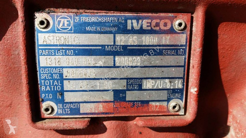 Reservdelar lastbilar Iveco Astronic 12AS-1800IT