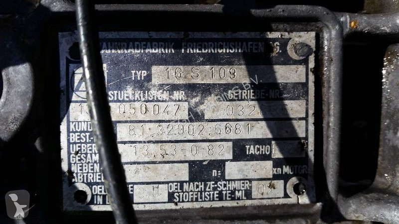 Запчасти для грузовика ZF 16S109