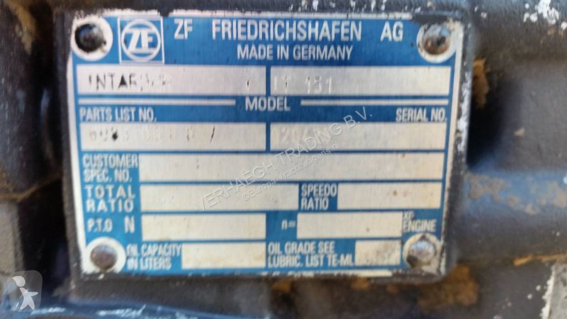 قطع غيار الآليات الثقيلة ZF ECOSPLIT 16S151 IT