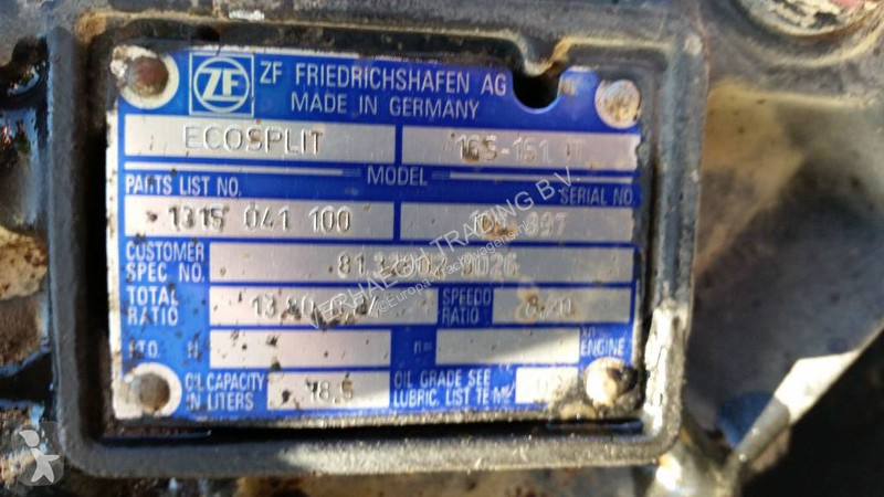 Piese camioane ZF ecosplit 16S151IT