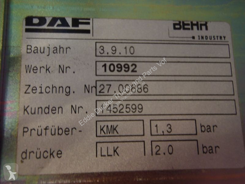 Reservdelar lastbilar DAF 1452599...