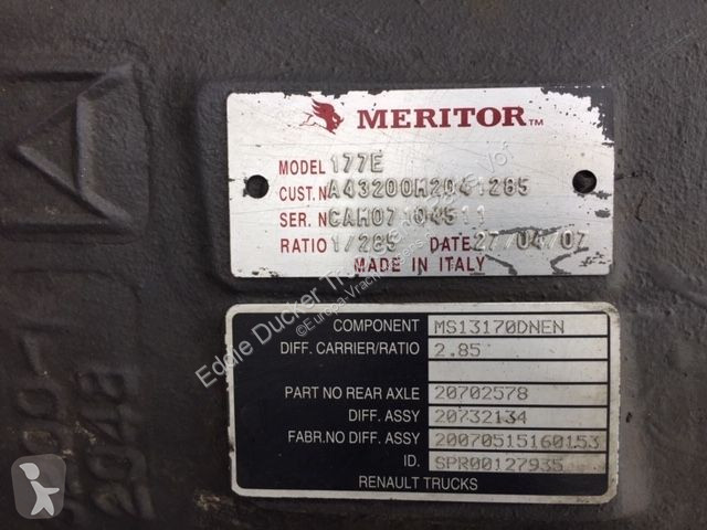 Reservdelar lastbilar Renault MERITOR...