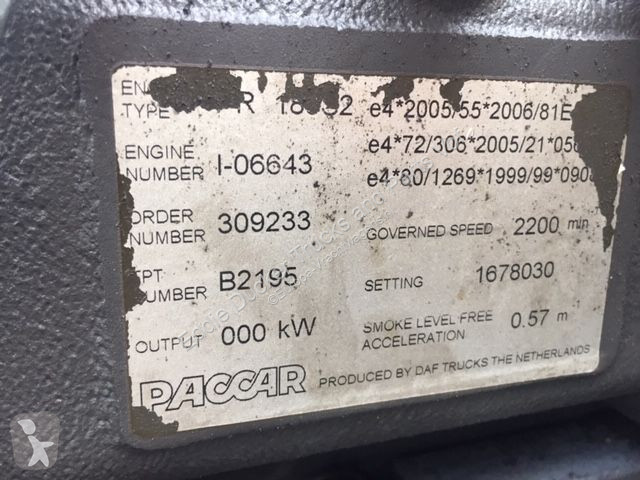 Vrachtwagenonderdelen DAF PR 183S2 / I-06643