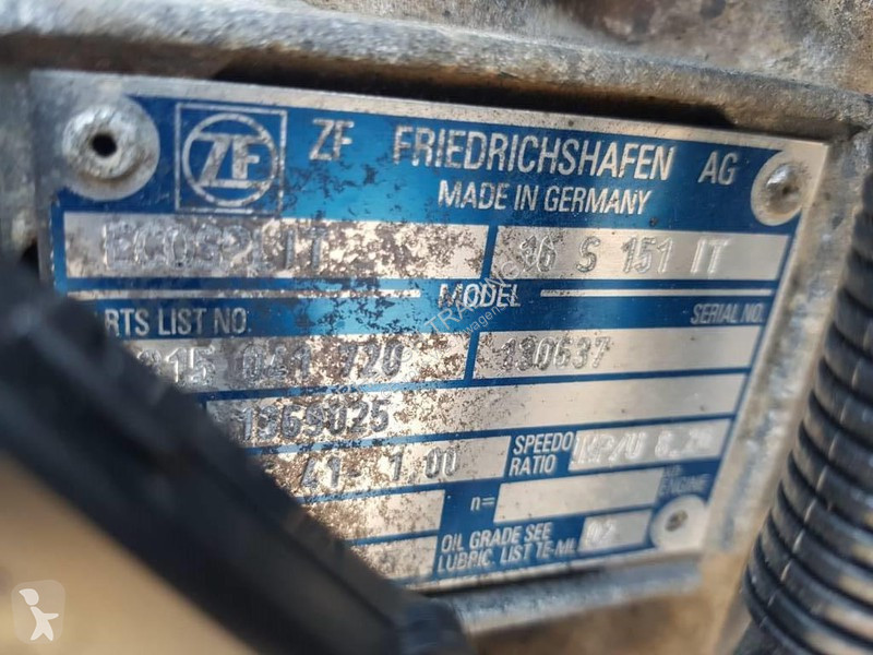 Reservdelar lastbilar ZF New 16S151 IT