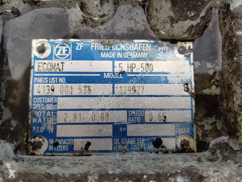 Piese camioane ZF ECOMAT 5HP500