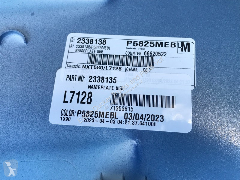 Vrachtwagenonderdelen DAF 2338134-2338135 COVER...