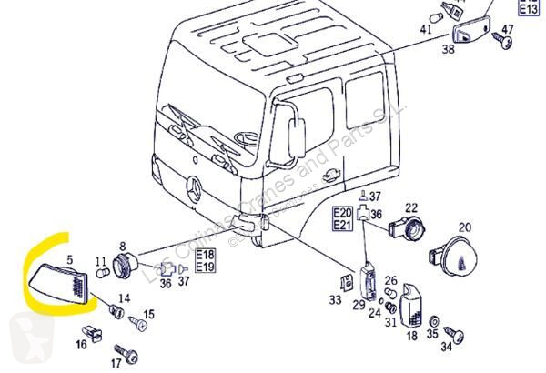 Reservedele til lastbil  Clignotant pour camion...