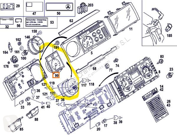 Reservdelar lastbilar  Tachygraphe pour camion...