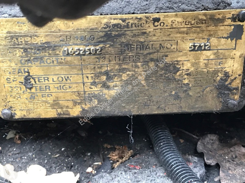 Vrachtwagenonderdelen Volvo 1652502 SR1400