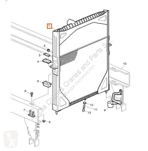Náhradní díly pro kamiony Volvo Radiateur de...