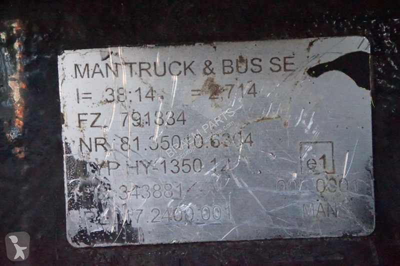 Reservdelar lastbilar MAN HY-1350-12 38/14