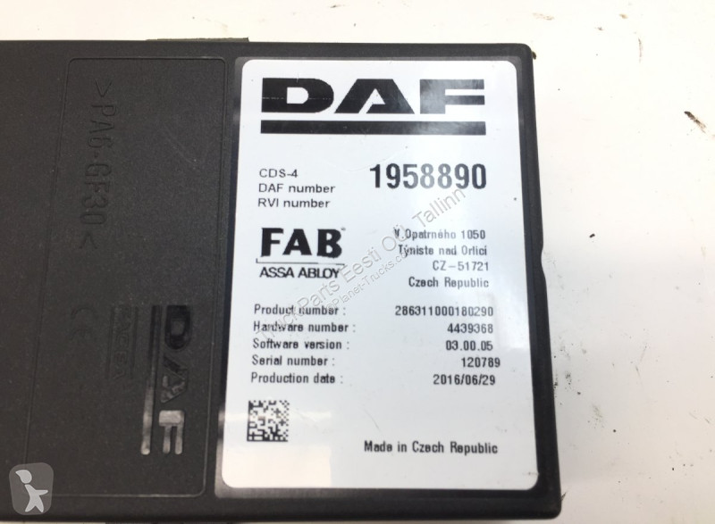 Reservdelar lastbilar DAF (01.14-)